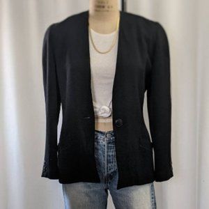 Vintage Krizia wool blouse jacket in small